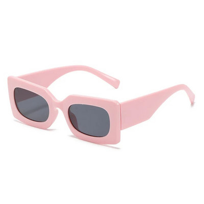 Ochelari de soare pătrați cu inimă de culoare roz, ochelari de soare de culoare jeleu, nuanțe de protecție UV400, decorațiuni pentru petrecerea de vară, ochelari pentru femei