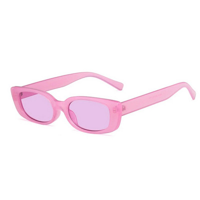 Ochelari de soare pătrați cu inimă de culoare roz, ochelari de soare de culoare jeleu, nuanțe de protecție UV400, decorațiuni pentru petrecerea de vară, ochelari pentru femei