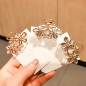 Vintage Flower Small Hair Claw Fashion Fairy Trendy Clip Αλογοουρά Αξεσουάρ μαλλιών για γυναίκες Δώρο κεφαλής για κορίτσια