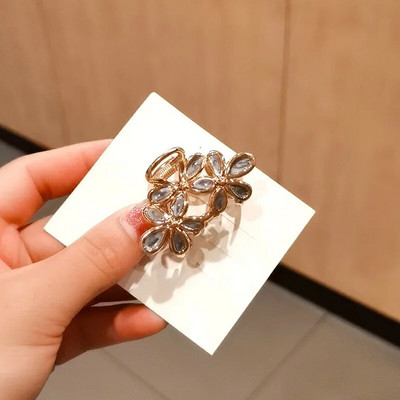 Vintage Flower Small Hair Claw Fashion Fairy Trendy Clip Αλογοουρά Αξεσουάρ μαλλιών για γυναίκες Δώρο κεφαλής για κορίτσια