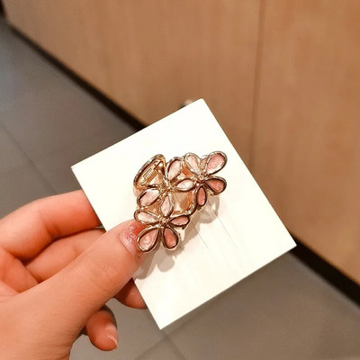 Vintage Flower Small Hair Claw Fashion Fairy Trendy Clip Αλογοουρά Αξεσουάρ μαλλιών για γυναίκες Δώρο κεφαλής για κορίτσια