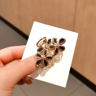 Vintage Flower Small Hair Claw Fashion Fairy Trendy Clip Αλογοουρά Αξεσουάρ μαλλιών για γυναίκες Δώρο κεφαλής για κορίτσια