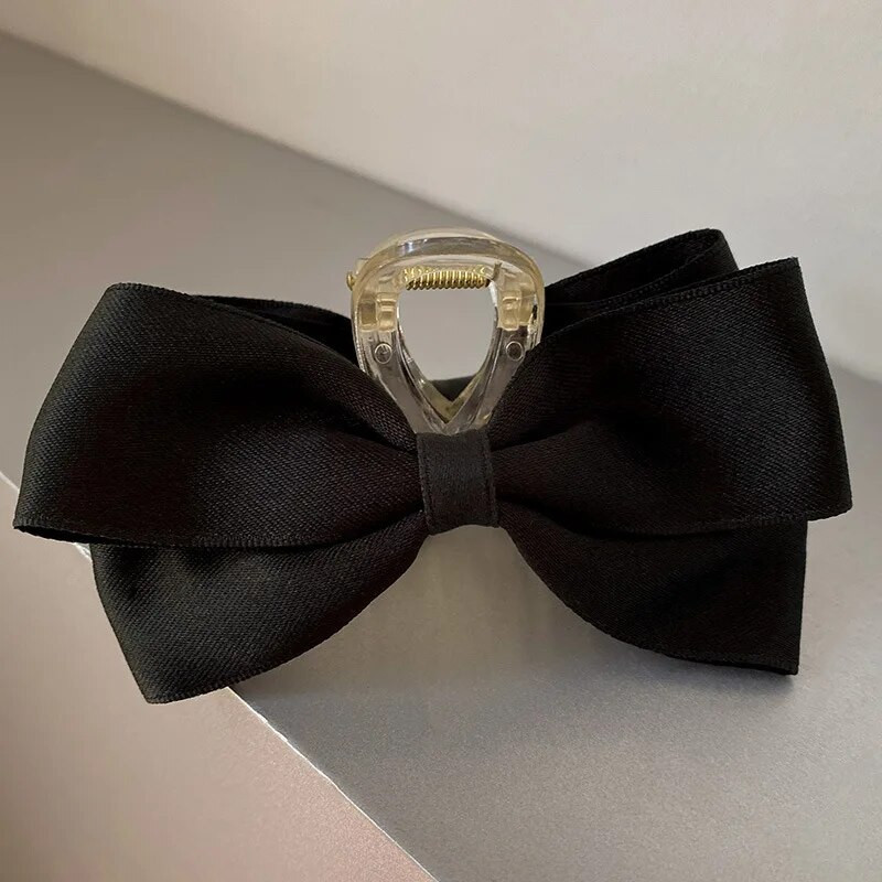 Bowknot matu sprādzes sievietēm Satvērēji Matu sprādzes Zirgastes Turētājs Spīles Barrettes Meiteņu galvassegas Korejiešu modes matu aksesuāri