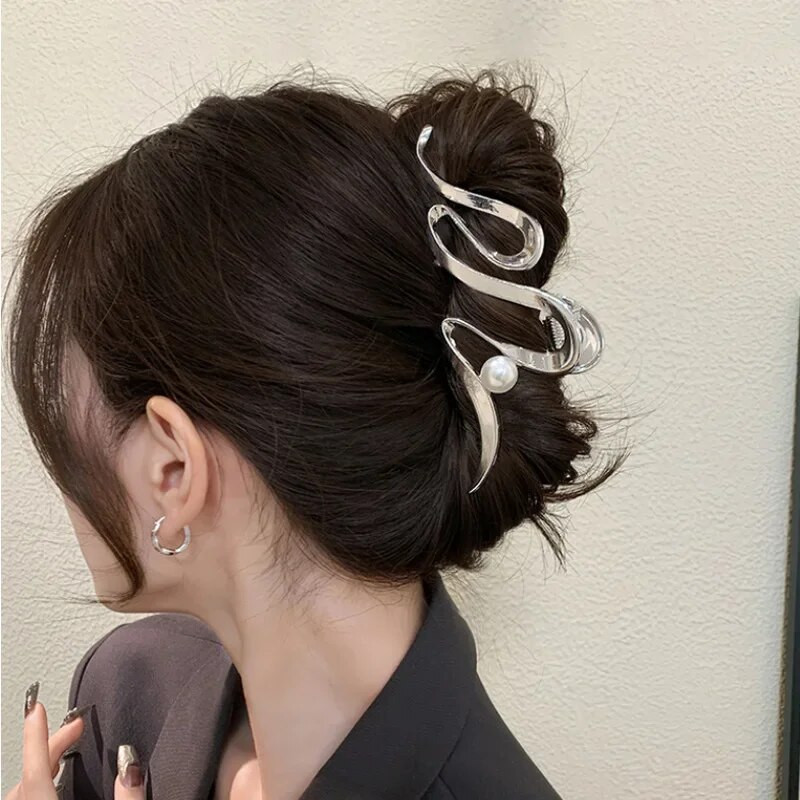 2023. gada jauna modes metāla ģeometriskā matu sprādze. Modernas matu sprādzes Matu sprādzes Matu sprādzes Ballīšu matu aksesuāri Sieviešu galvassegas