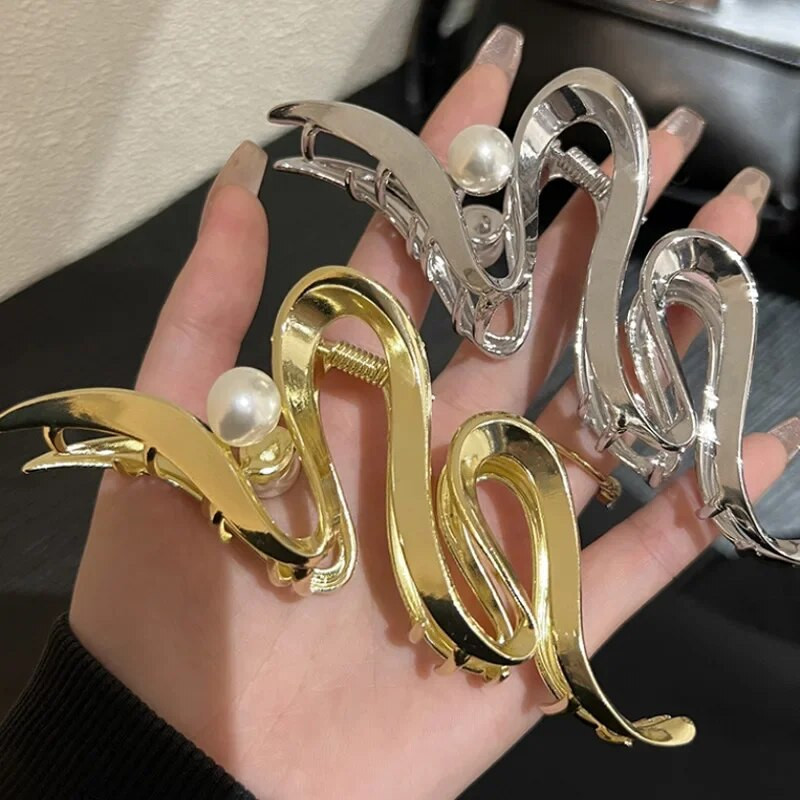 2023. gada jauna modes metāla ģeometriskā matu sprādze. Modernas matu sprādzes Matu sprādzes Matu sprādzes Ballīšu matu aksesuāri Sieviešu galvassegas