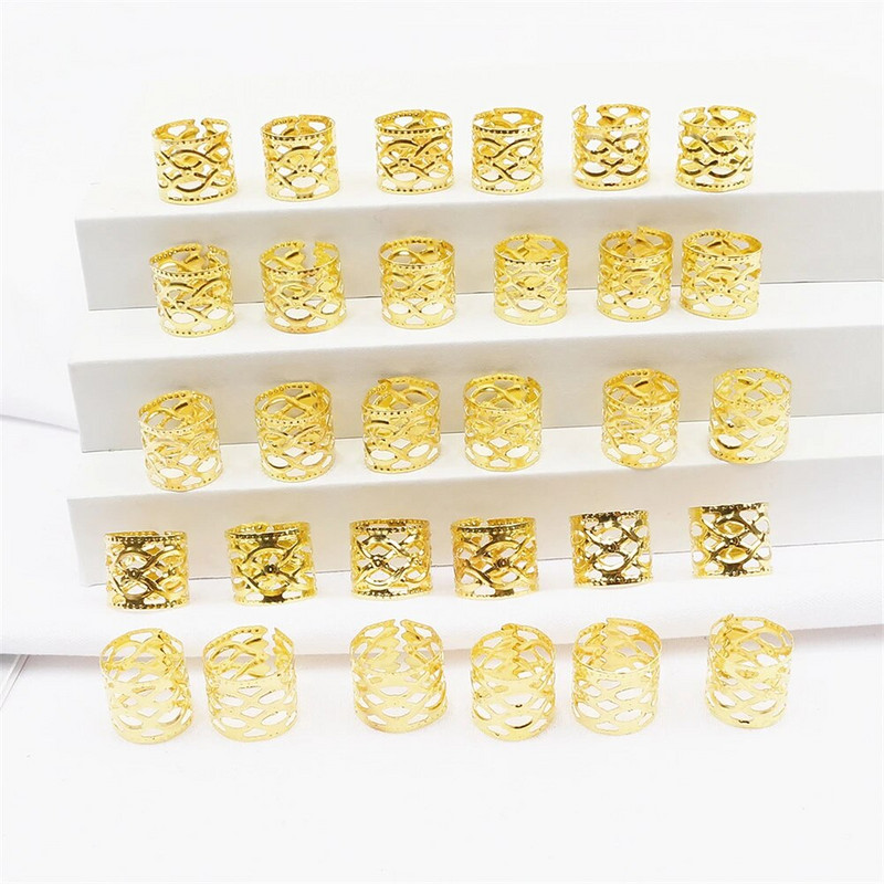 15gab/partija Spirālveida matu sprādze sievietēm meitenēm matu sprādzes paplašināms gredzens alumīnija dredi matu bize spīļu aksesuāri galvassega