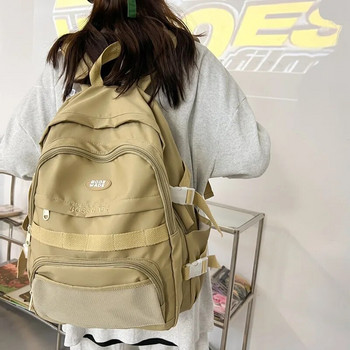 Nylon Σχολική τσάντα Γυναικεία τσάντα πλάτης για κορίτσια Αντικλεπτικά γυναικεία σακίδια πλάτης Μεγάλης χωρητικότητας Γυναικεία τσάντα πλάτης Γυναικεία