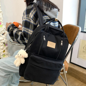 Многофункционална дамска раница DIEHE Висококачествени младежки водоустойчиви раници за тийнейджърки Женска ученическа чанта за през рамо Bagpack