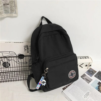 Fashion Casual Nylon Γυναικείο σακίδιο πλάτης College Μαθητικό σακίδιο πλάτης εφηβικών κοριτσιών Σχολικές τσάντες μεγάλης χωρητικότητας Αδιάβροχο σακίδιο ταξιδιού