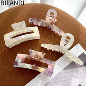 Bilandi Trendy Jewelry Acetate Hair Clip για Γυναικεία Κεφαλή Κορίτσι Φουρκέτα Ρητίνης Μαλλιά Νύχι Κόμμα Γυναικεία αξεσουάρ μαλλιών