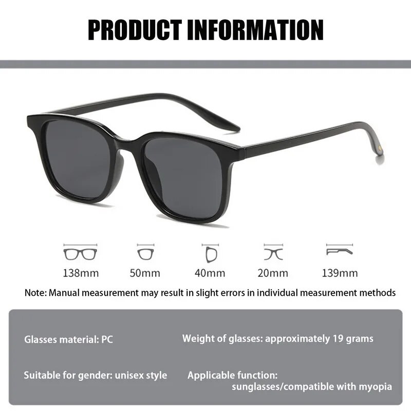 2023. gada klasisks retro moderns kvadrātveida ietvara saulesbrilles Kaķu acs gradienta lēcas saulesbrilles vīriešiem sievietēm, UV 400 toņos Braukšanas brilles