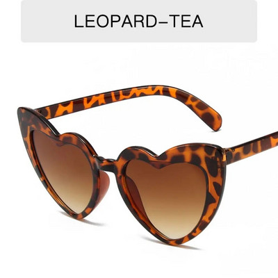 Γυαλιά ηλίου Big Heart Shaped for Women Fashion Love Heart Γυαλιά ηλίου UV400 Προστασία ντεγκραντέ φακού Punk γυαλιά