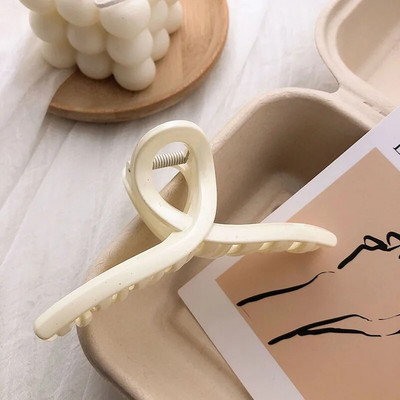 Big Pearl Hair Claw For Women Γυναικείο Μακιγιάζ Μαλλιά Barrettes Αξεσουάρ για τα μαλλιά Κορεατικό σταυρό Crab Hair Clip Fashion Girl Headwear