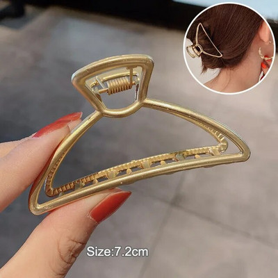 Big Pearl Hair Claw For Women Γυναικείο Μακιγιάζ Μαλλιά Barrettes Αξεσουάρ για τα μαλλιά Κορεατικό σταυρό Crab Hair Clip Fashion Girl Headwear