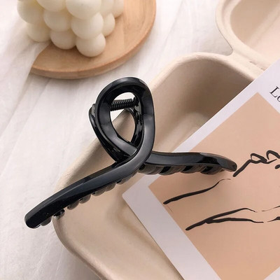 Big Pearl Hair Claw For Women Γυναικείο Μακιγιάζ Μαλλιά Barrettes Αξεσουάρ για τα μαλλιά Κορεατικό σταυρό Crab Hair Clip Fashion Girl Headwear
