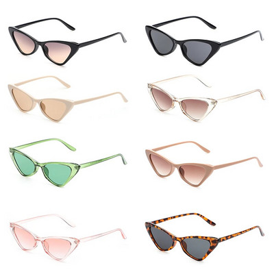 Vruća rasprodaja UV400 sunčanih naočala za žene Retro sunčane naočale s mačjim okom Trendy Vintage naočale s malim okvirom Modni dodaci za uličnu odjeću