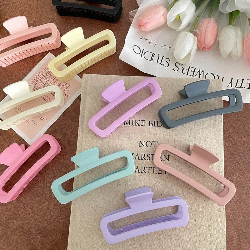 Muweordy 13cm (5,12 collas) liela izmēra matadata Krabju vintage matu nagi Moderni matu sprādzes matu aksesuāri sievietei ar bieziem matiem