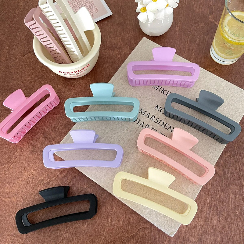 Muweordy 13cm (5,12 collas) liela izmēra matadata Krabju vintage matu nagi Moderni matu sprādzes matu aksesuāri sievietei ar bieziem matiem