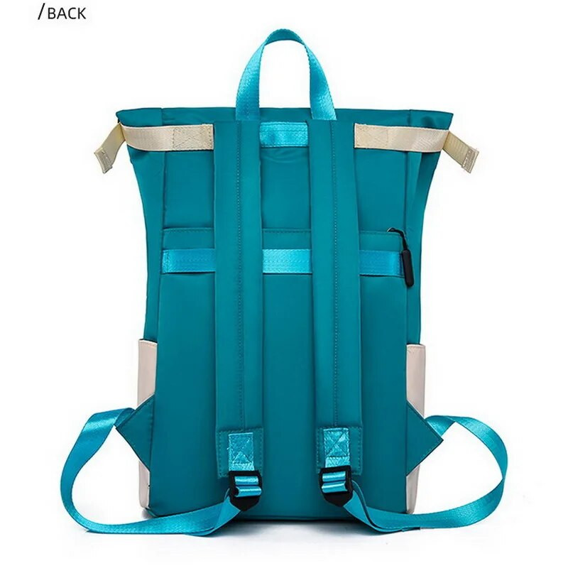 FUNMARDI Oxford ūdensizturīga sieviešu mugursoma zīmola ceļojumu soma Lielas ietilpības klēpjdatora soma Modes savārstījums sieviešu mugursoma WLHB2452