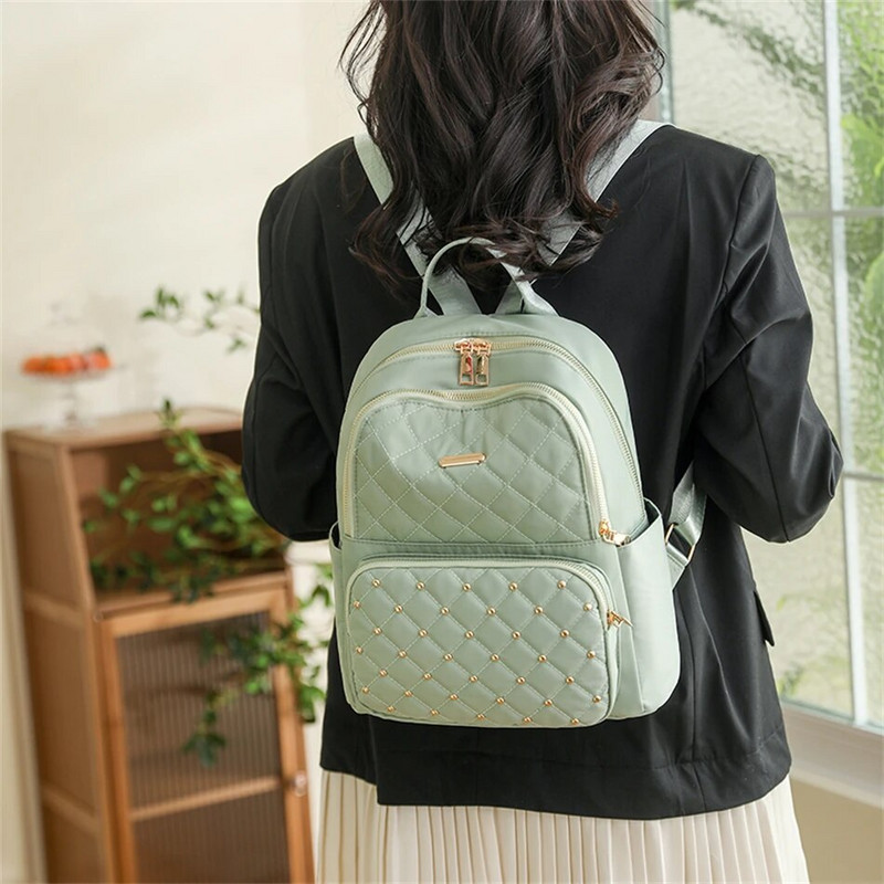 Moodsad ühevärvilised naiste seljakotid Neet veekindlad kooli seljakotid teismelistele Tüdrukutele Naistele Nailonist reisiraamatukott Mochila