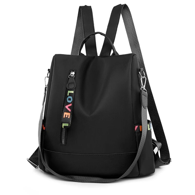 Jauna ūdensizturīga Oksfordas sieviešu mugursoma Modes pretaizdzīšanas sieviešu mugursomas Cieta skolas soma augstas kvalitātes lielas ietilpības mugursoma