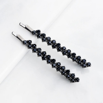 Μόδα Κλιπ μαλλιών Rhinestone Barrette για γυναικεία αξεσουάρ Κορίτσια Κρυστάλλινα καρφίτσες μαλλιών Prom Πολυτελή κοσμήματα Νυφικό Δώρο κεφαλής