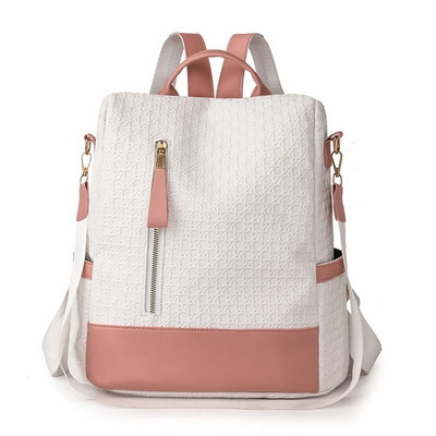 2023 New Fashion Lady High Capacity Color Matching College Αντικλεπτικό σακίδιο πλάτης Γυναικείες σχολικές τσάντες φορητού υπολογιστή Cute girl Τσάντες ταξιδιού