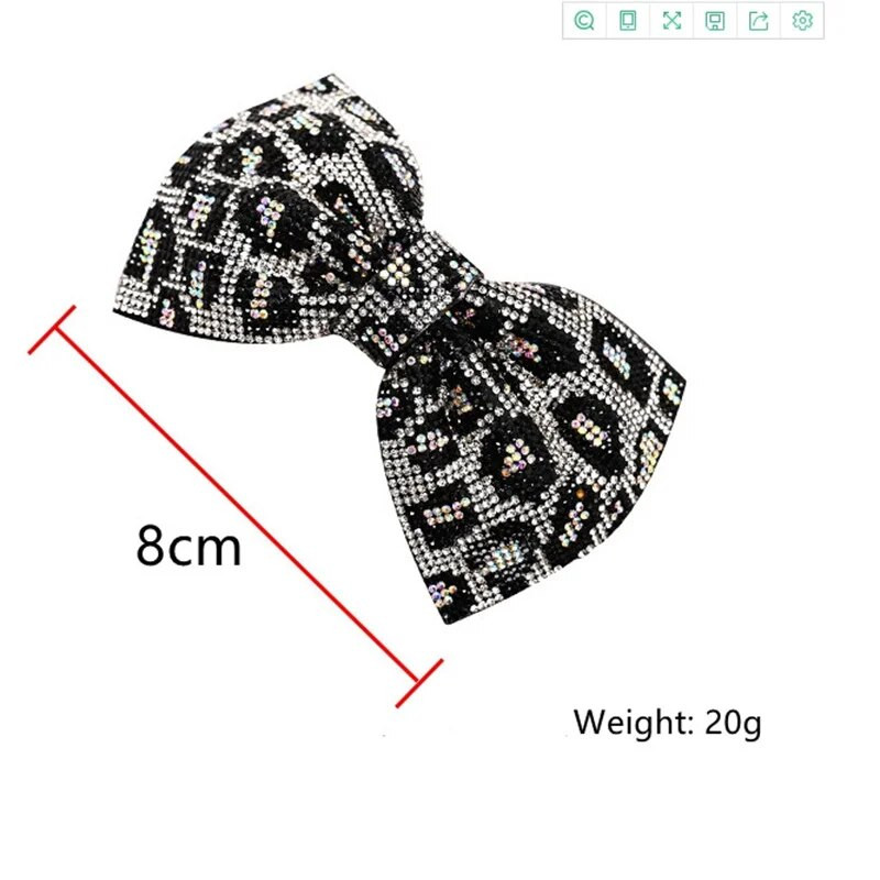 FYUAN Fashion 5 Styles Bowknot matu sprādzes sievietēm Meitenes Rhinestones Matu apģērbi Aksesuāri Kāzu Rotaslietas