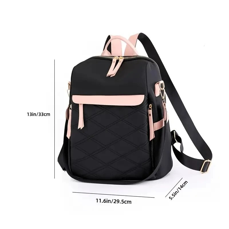 Viegla pretaizdzīšanas ceļojumu mugursoma, liela ietilpība darbam un rotaļām, 2023. gada jauna ūdensnecaurlaidīga auduma sieviešu plecu soma