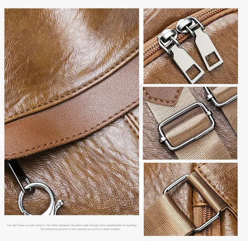 Sieviešu pretaizdzīšanas mugursoma Klasiska PU ādas augstas kvalitātes mugursoma Canta Fashion plecu soma mugursomas sievietēm