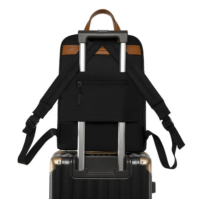 2023. gada modes sieviešu klēpjdatora mugursoma, sieviete Oksfordas pretaizdzīšanas ūdensizturīgs piezīmjdators, ūdensizturīgs skolas somas, meiteņu ceļojumu mugursomas