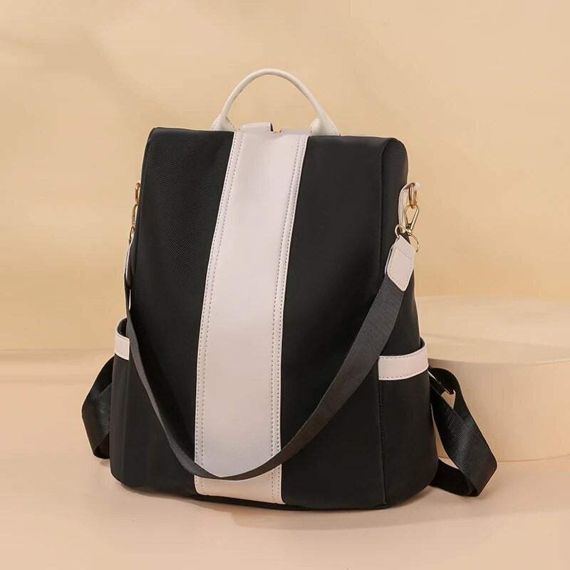 Modes pretaizdzīšanas sieviešu mugursoma Izturīga Oksfordas stila auduma skolas mugursoma Skaistas meitenes skolas mugursomas Sieviešu ceļojumu mugursomas