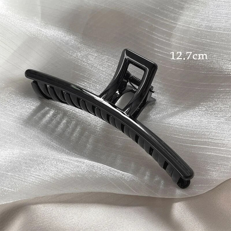 Lielas sieviešu matu sprādzes Modernas akrila matu sprādzes Modes franču eleganti matu rokturi Lieli matu spīles, korejiešu matu aksesuāri meitenēm