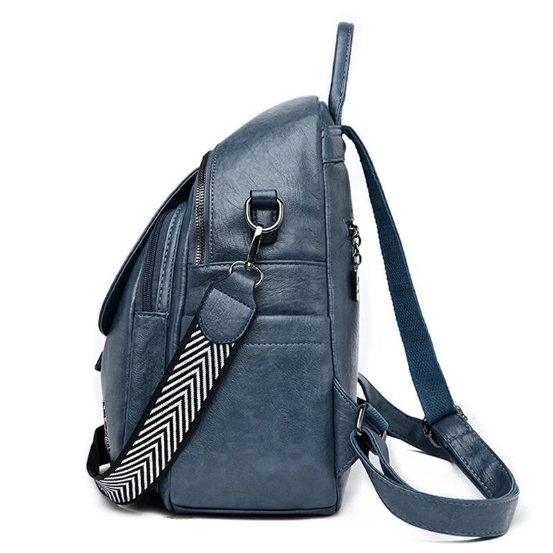 Modes lielas ietilpības sieviešu mugursoma Augstas kvalitātes izturīga sieviešu ceļojumu mugursoma Ikdienas sieviešu mīkstas ādas mugursoma SAC