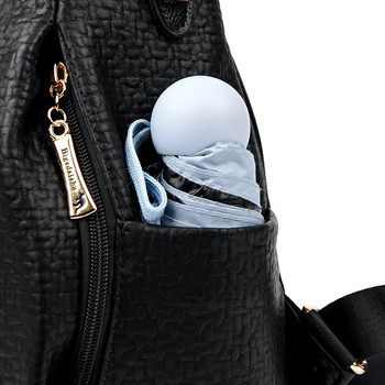 Модни дамски раници Висококачествена пътна чанта с голям капацитет Дизайнерски антикражби Дамски ежедневни чанти за през рамо Sac A Dos
