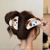 Κορεάτικο Charm Cute Dogs Hair Claw Clips Ιαπωνικό νέο μοντέρνο δημιουργικό σχέδιο Αξεσουάρ μαλλιών φουρκέτας σκύλου οξικού οξέος για γυναίκες