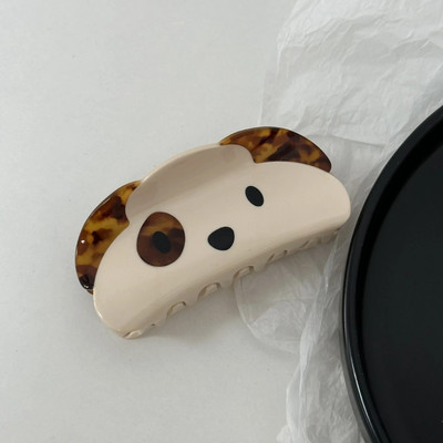 Κορεάτικο Charm Cute Dogs Hair Claw Clips Ιαπωνικό νέο μοντέρνο δημιουργικό σχέδιο Αξεσουάρ μαλλιών φουρκέτας σκύλου οξικού οξέος για γυναίκες