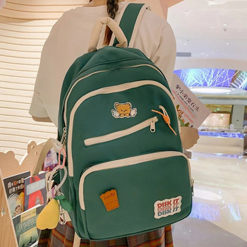 Γυναικεία Harajuku Καρό Φοιτητική Τσάντα Κοριτσιού Ταξιδιωτικό Βιβλίο Σακίδιο πλάτης Μοντέρνα γυναικεία τσάντα πλάτης για φορητό υπολογιστή κολλεγίου μόδα Γυναικεία νάιλον σχολική τσάντα