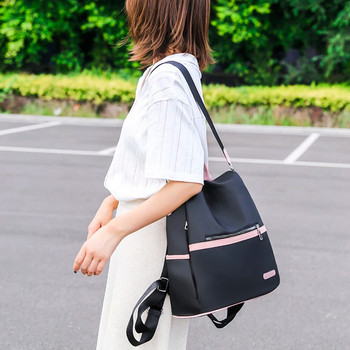 2023 Модна раница против кражба за жени Ежедневни ученически чанти с висулка Момическа чанта през рамо Пътни чанти за момичета Ученически раници