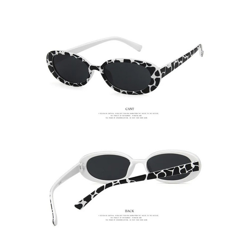 Vasaras Jaunas UV400 Saulesbrilles Sieviešu Modes Retro Mazs Ovāls Rāmis UV Aizsardzība Saulesbrilles Toņi Moderns Ielas brilles