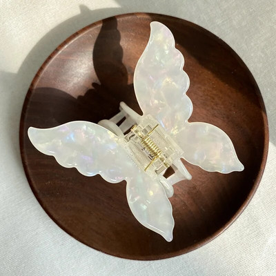 Κορεάτικο Fairy Acetate Tie-Dye Πεταλούδα φουρκέτες Vintage ντεγκραντέ Γυναικείες Barrettes Crab Hair Clip Αξεσουάρ μαλλιών