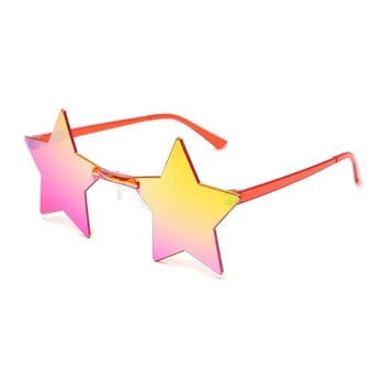 Γυαλιά ηλίου Star Shape Light Funny Pentagram Candy One Piece Γυαλιά πολλαπλών χρωμάτων Διακόσμηση Party Rimless γυαλιά ηλίου