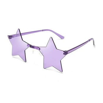 Γυαλιά ηλίου Star Shape Light Funny Pentagram Candy One Piece Γυαλιά πολλαπλών χρωμάτων Διακόσμηση Party Rimless γυαλιά ηλίου