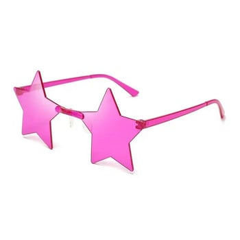 Γυαλιά ηλίου Star Shape Light Funny Pentagram Candy One Piece Γυαλιά πολλαπλών χρωμάτων Διακόσμηση Party Rimless γυαλιά ηλίου