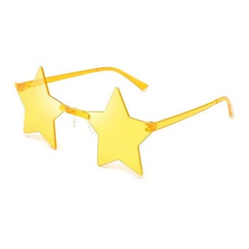 Γυαλιά ηλίου Star Shape Light Funny Pentagram Candy One Piece Γυαλιά πολλαπλών χρωμάτων Διακόσμηση Party Rimless γυαλιά ηλίου