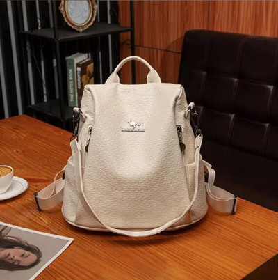 Hot Sale Fashion Μεγάλης χωρητικότητας αντικλεπτικό σακίδιο ταξιδιού Γυναικείο υψηλής ποιότητας μαλακό δέρμα τσάντες ώμου Totes Σχολικά σακίδια πλάτης
