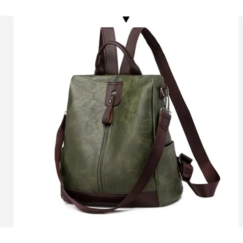 Ограничена във времето оферта за 2023 г. Корейска модна ежедневна раница проста лека раница за улично пътуване с голям капацитет против кражба