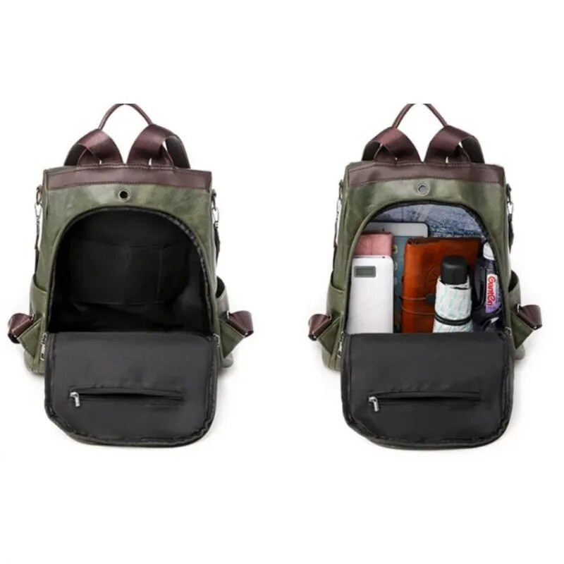 Ограничена във времето оферта за 2023 г. Корейска модна ежедневна раница проста лека раница за улично пътуване с голям капацитет против кражба