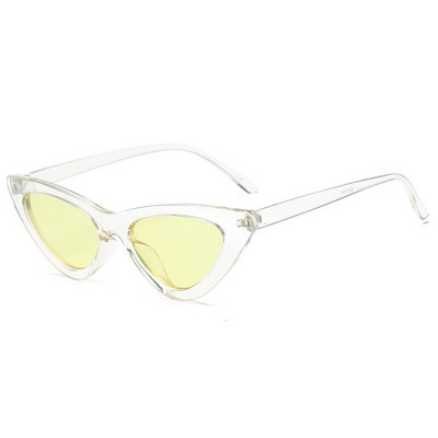 FASHION Γυναικεία γυαλιά ηλίου σέξι Cat Eye Triangle LADIES Μικρού μεγέθους Μοντέρνα ρετρό σχεδιαστές γυναικεία γυαλιά ηλίου Αποχρώσεις για κυρία