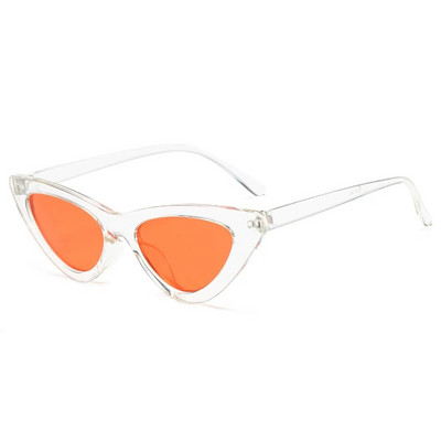 FASHION Γυναικεία γυαλιά ηλίου σέξι Cat Eye Triangle LADIES Μικρού μεγέθους Μοντέρνα ρετρό σχεδιαστές γυναικεία γυαλιά ηλίου Αποχρώσεις για κυρία